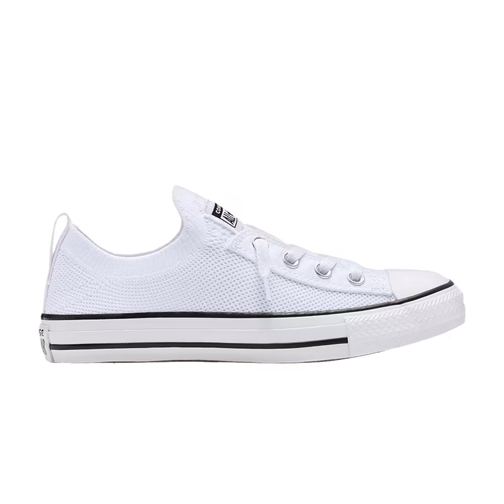 Converse Women's Chuck Taylor All Star Shoreline Knit Slip-On White Black
