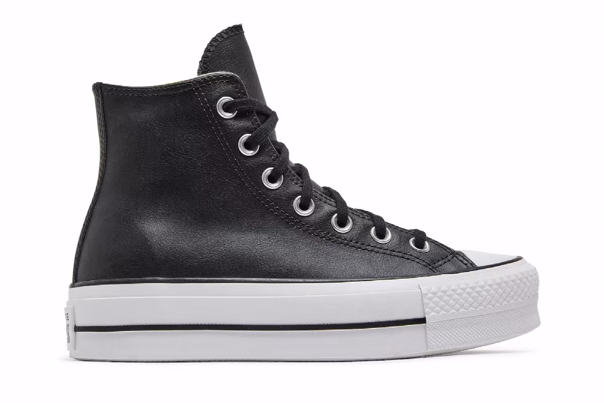 Converse Women's Chuck Taylor All Star Lift High Black, view 2