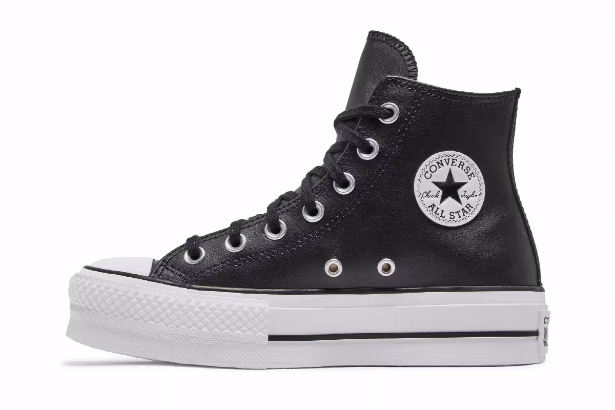 Converse Women's Chuck Taylor All Star Lift High Black, view 4