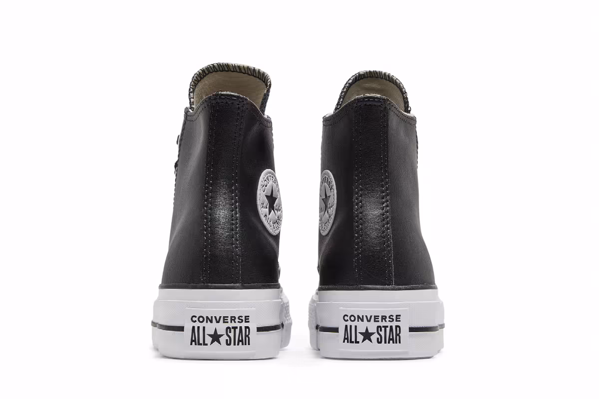 Converse Women's Chuck Taylor All Star Lift High Black, view 7