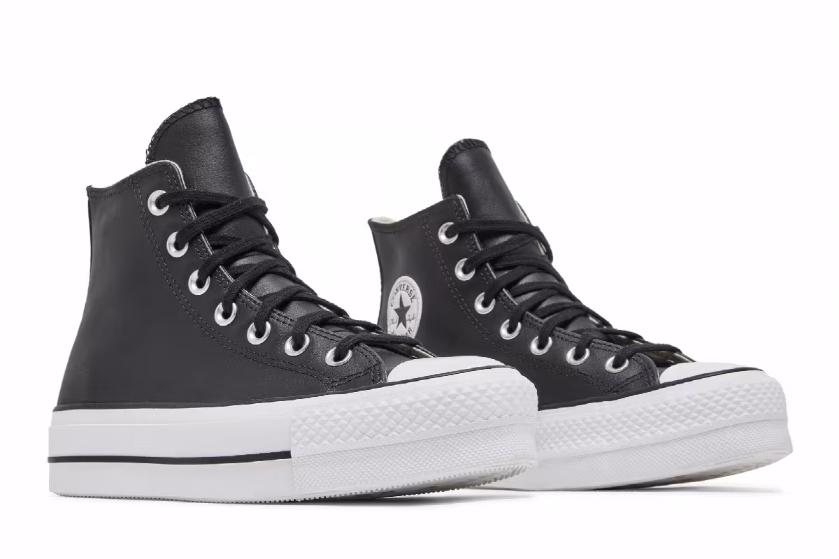 Converse Women's Chuck Taylor All Star Lift High Black, view 9