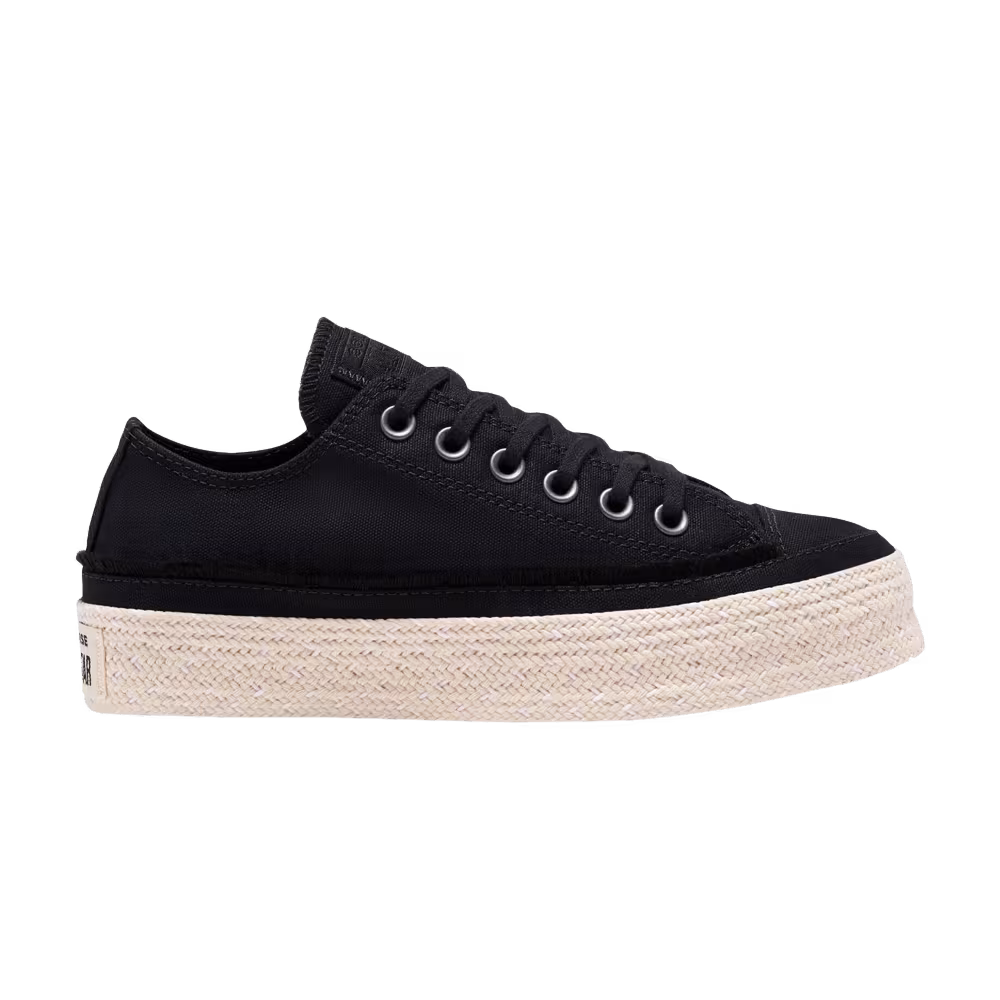 Converse Women's Chuck Taylor All Star Espadrille Low Trail to Cove - Black