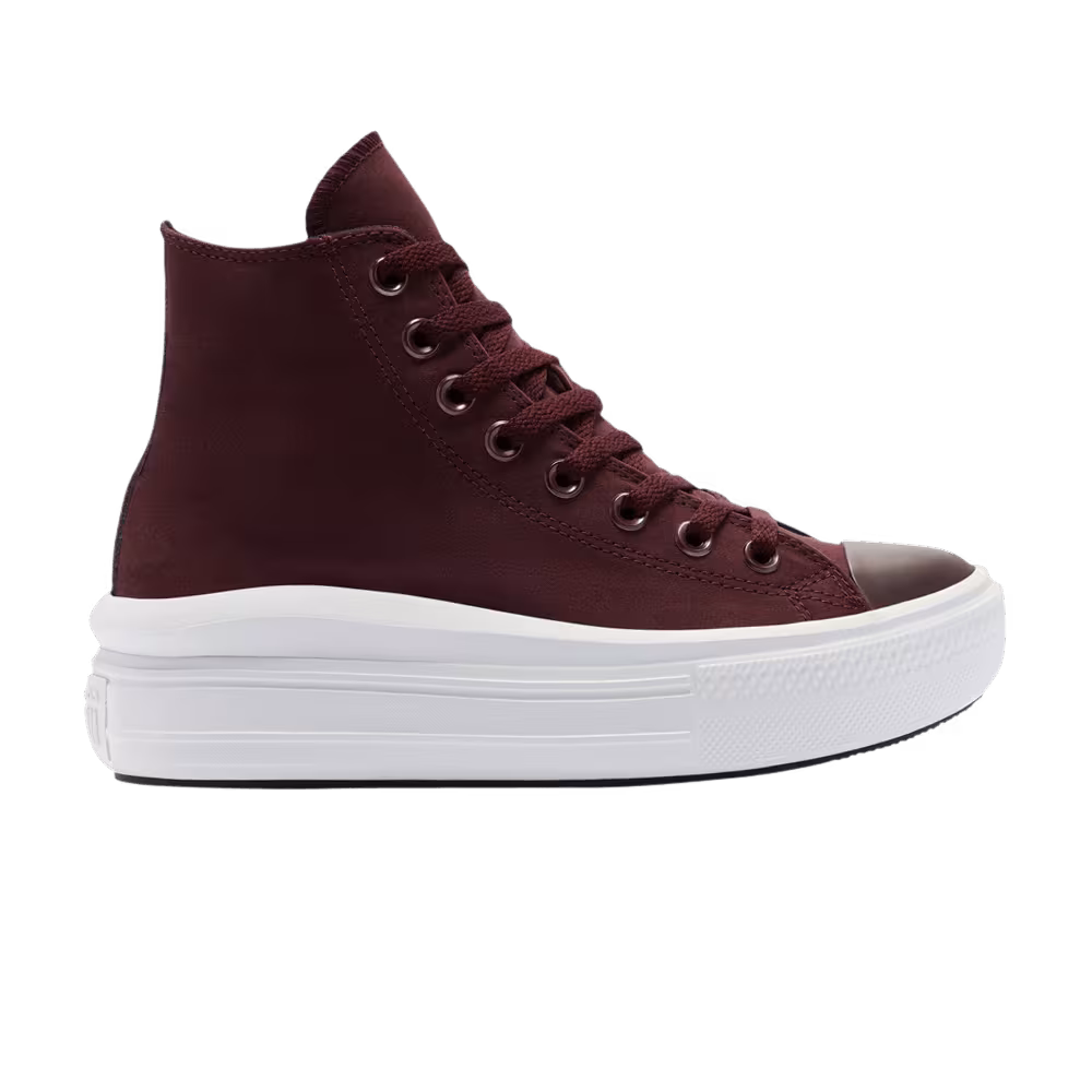 Converse Women's Chuck Taylor All Star High Move Diamond Metal - Black Currant