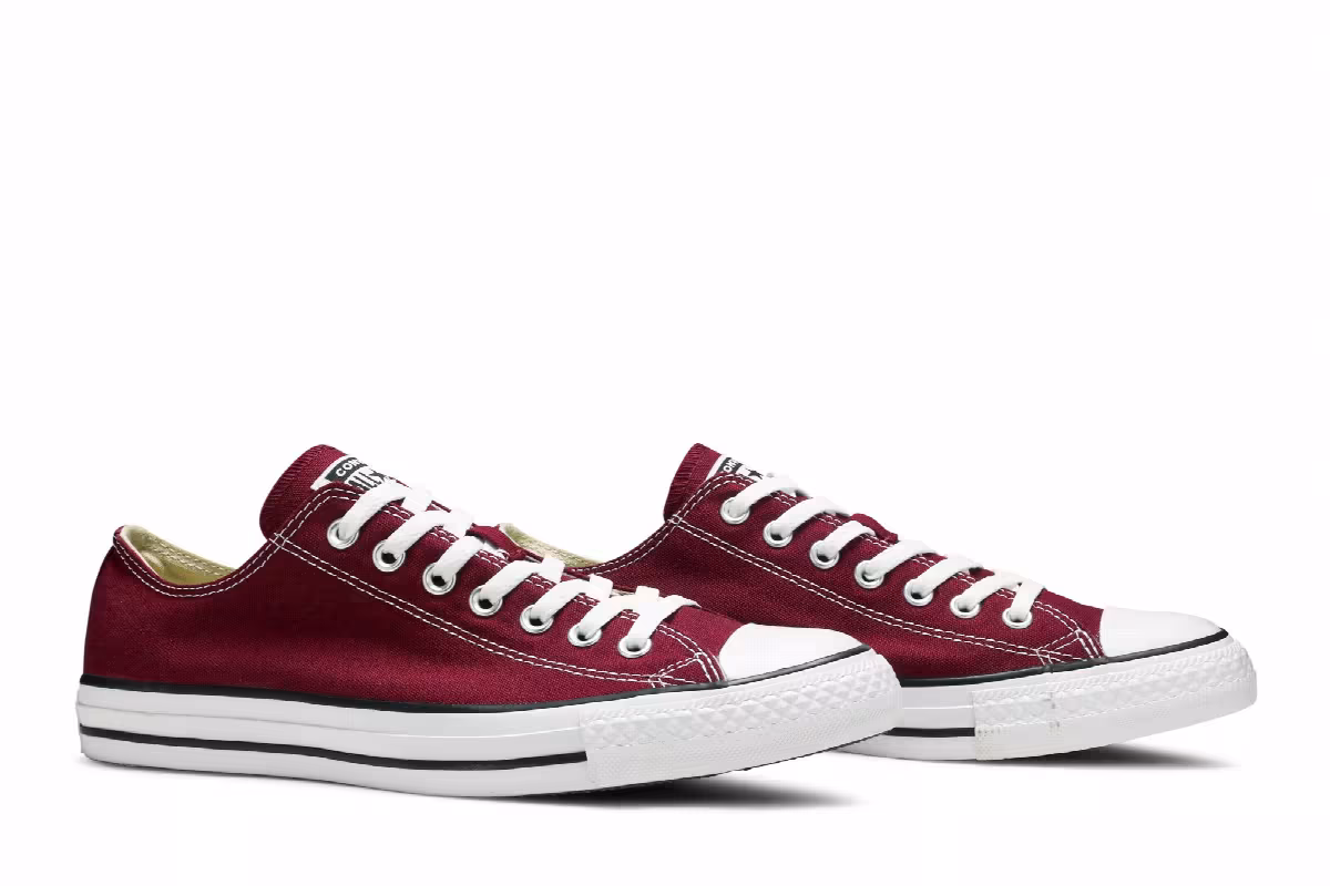 Converse Women's Chuck Taylor All Star Ox Maroon, view 9