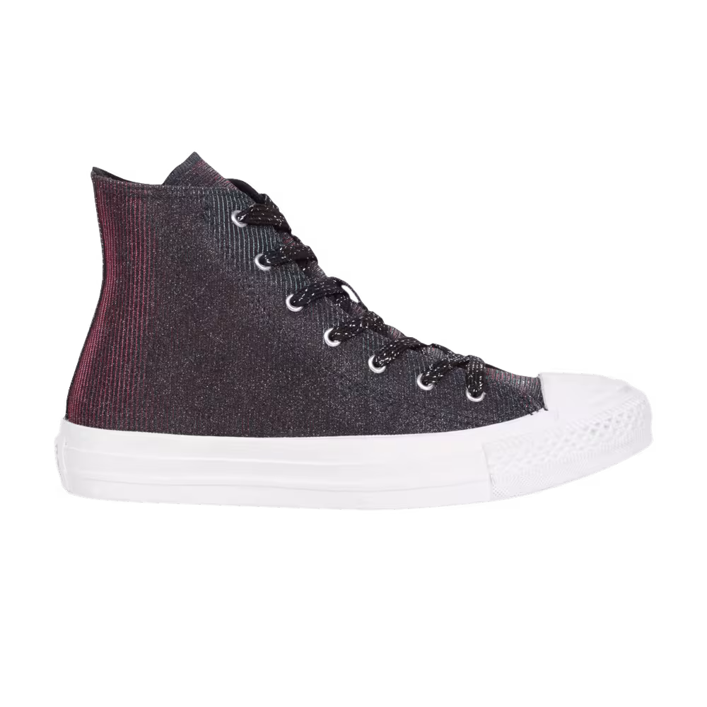 Converse Women's Chuck Taylor All Star Starware High Laser Black Pink