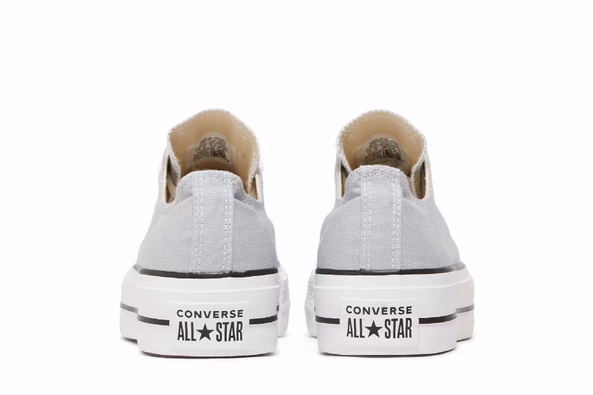Converse Women's Chuck Taylor All Star Lift Low Wolf Grey, view 7