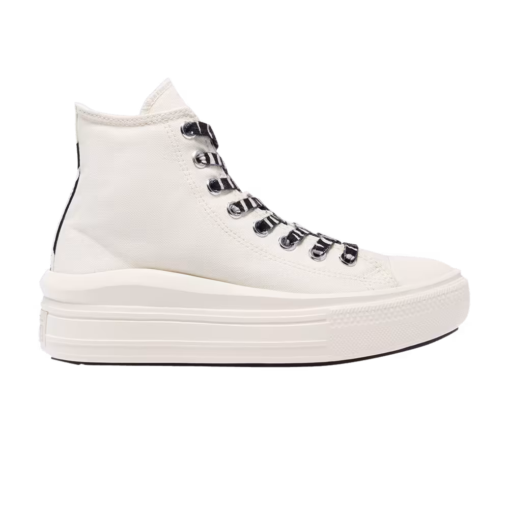 Converse Women's Chuck Taylor All Star Move High Archive Print - Egret