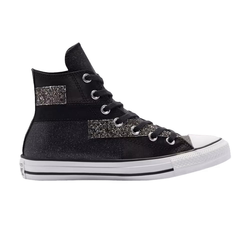 Converse Women's Chuck Taylor All Star High Black Glitter