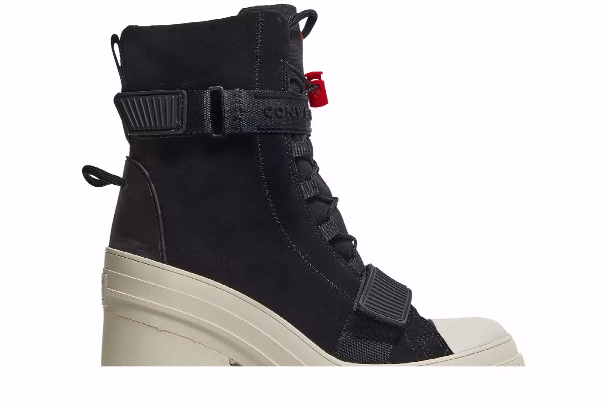 Converse Women's Chuck Taylor All Star GR82 Extra-High Black Egret, view 3