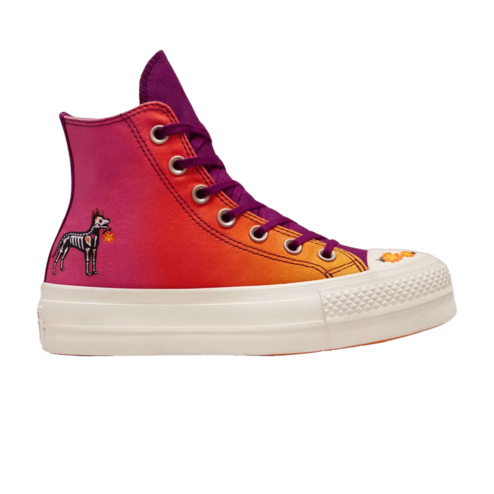 Converse Women's Chuck Taylor All Star Lift High Día de Muertos