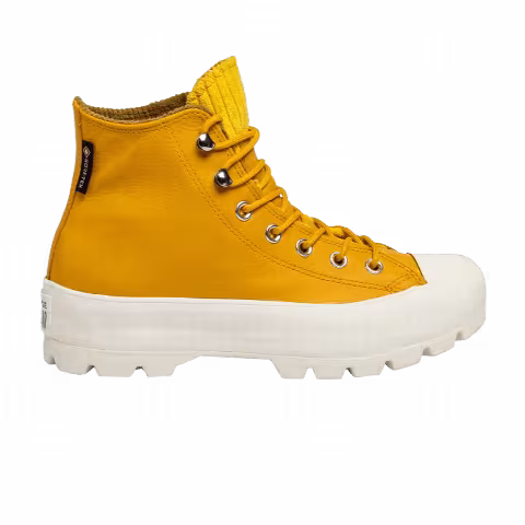 Converse Wmns Chuck Taylor All Star Lugged Leather High 'Gold Dart'