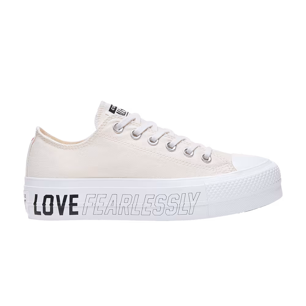 Converse Women's Chuck Taylor All Star Lift Low Love Fearlessly