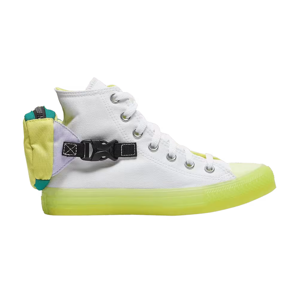 Converse Women's Chuck Taylor All Star Buckle Up High White Volt
