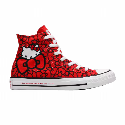 Converse Hello Kitty x Wmns Chuck Taylor All Star Hi 'Red'