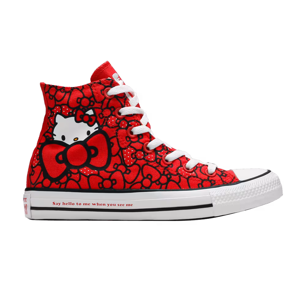Converse Hello Kitty x Women's Chuck Taylor All Star Hi Red
