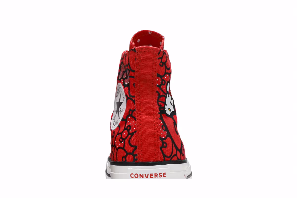 Converse Hello Kitty x Women's Chuck Taylor All Star Hi Red, view 8