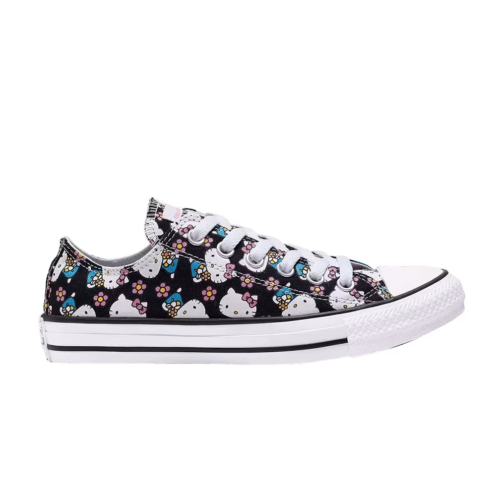 Hello Kitty x Converse Chuck Taylor All Star Ox Kitty Flower Pattern