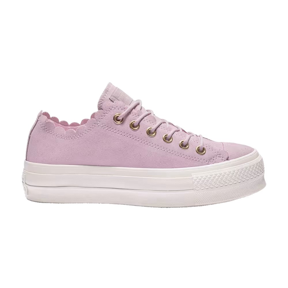Converse Women's Chuck Taylor All Star Frilly Thrills Lift Low Pink Foam