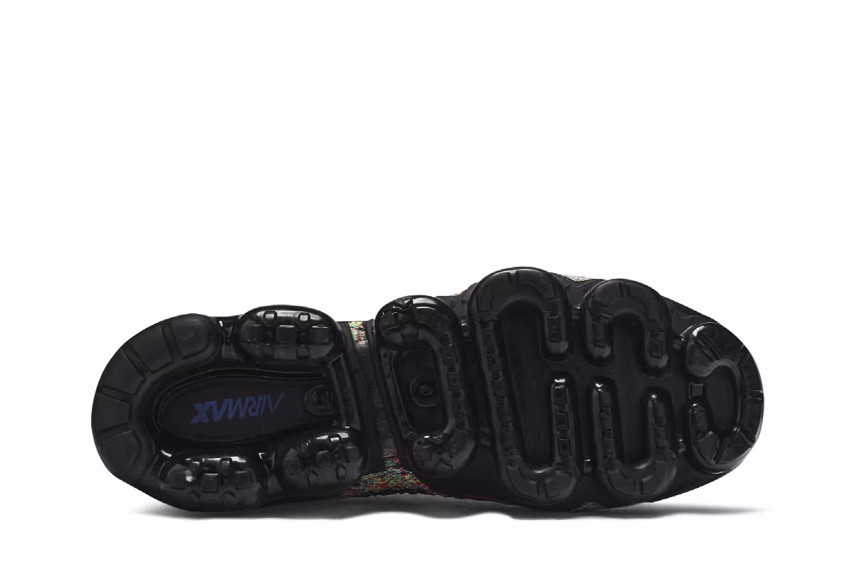 Nike Air VaporMax Flyknit 2 Black Multi-Color, view 5