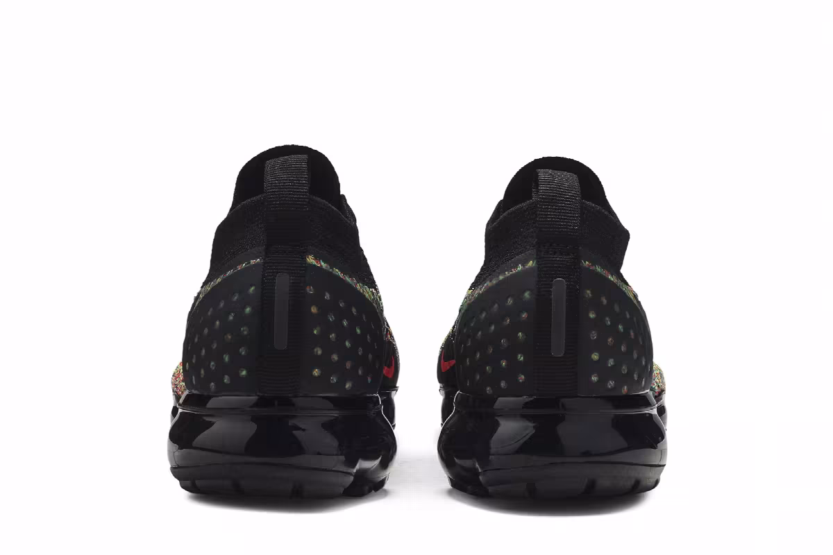 Nike Air VaporMax Flyknit 2 Black Multi-Color, view 7