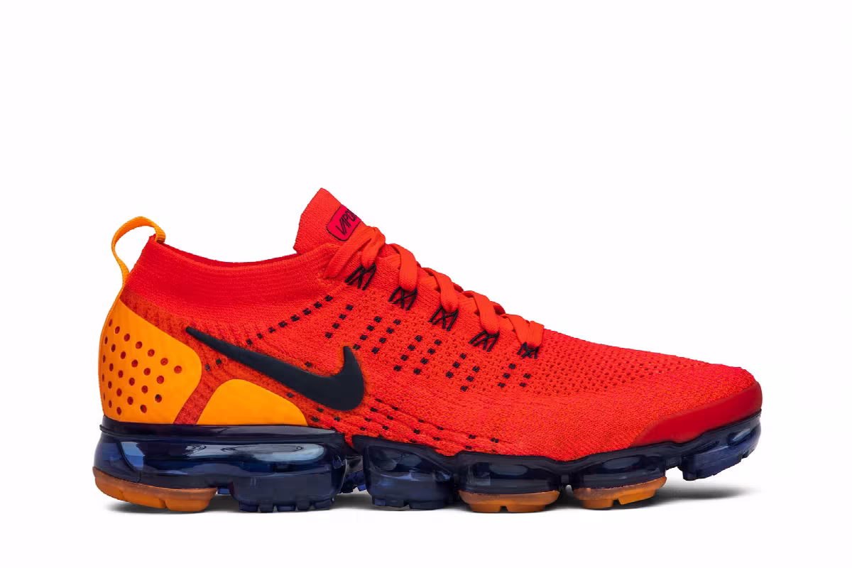 Nike Air VaporMax 2 Flyknit Red Orbit, view 2