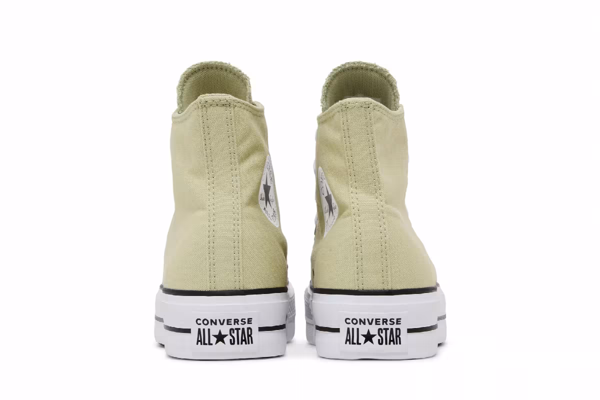 Converse Women's Chuck Taylor All Star Lift High Olive Aura, view 7