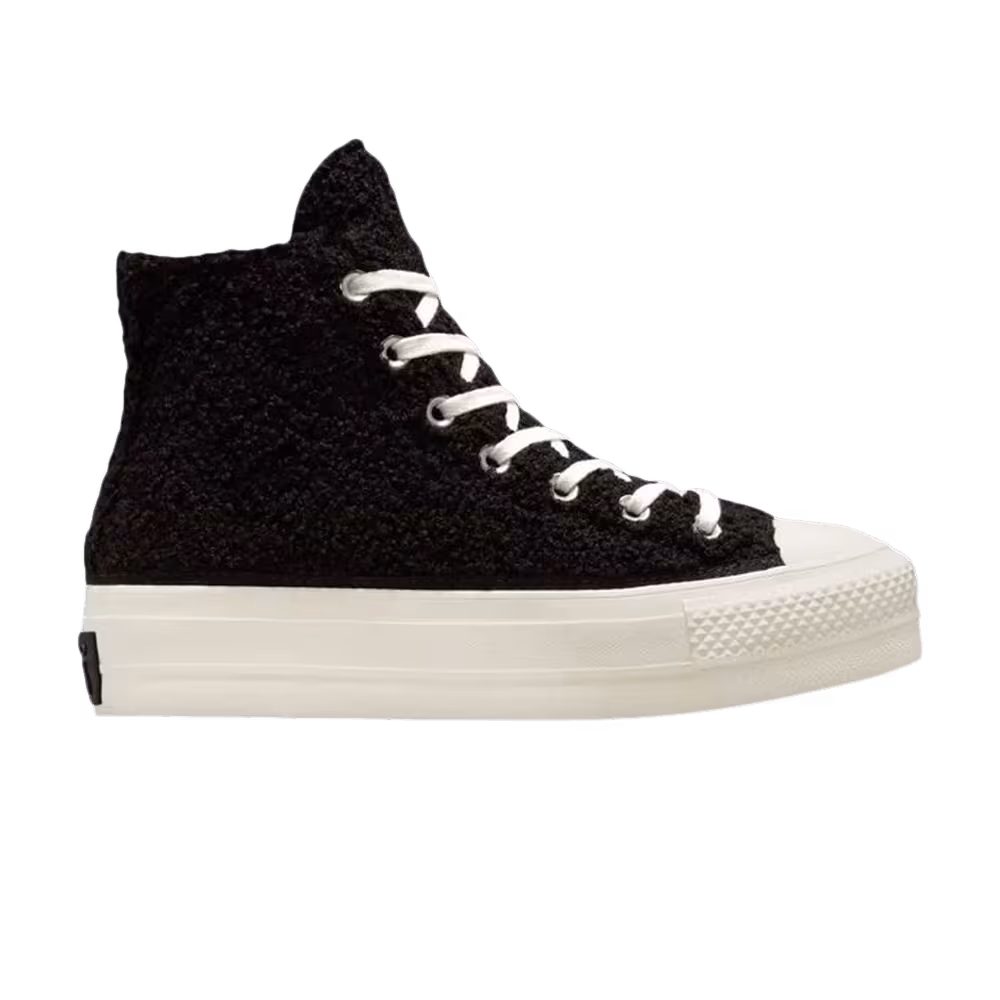 Converse Women's Chuck Taylor All Star Lift High Black Sherpa