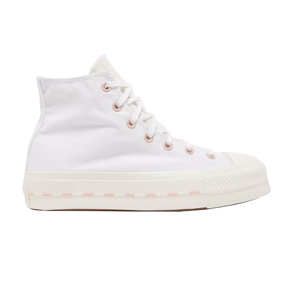 Converse Women's Chuck Taylor All Star Lift High White Pink Clay