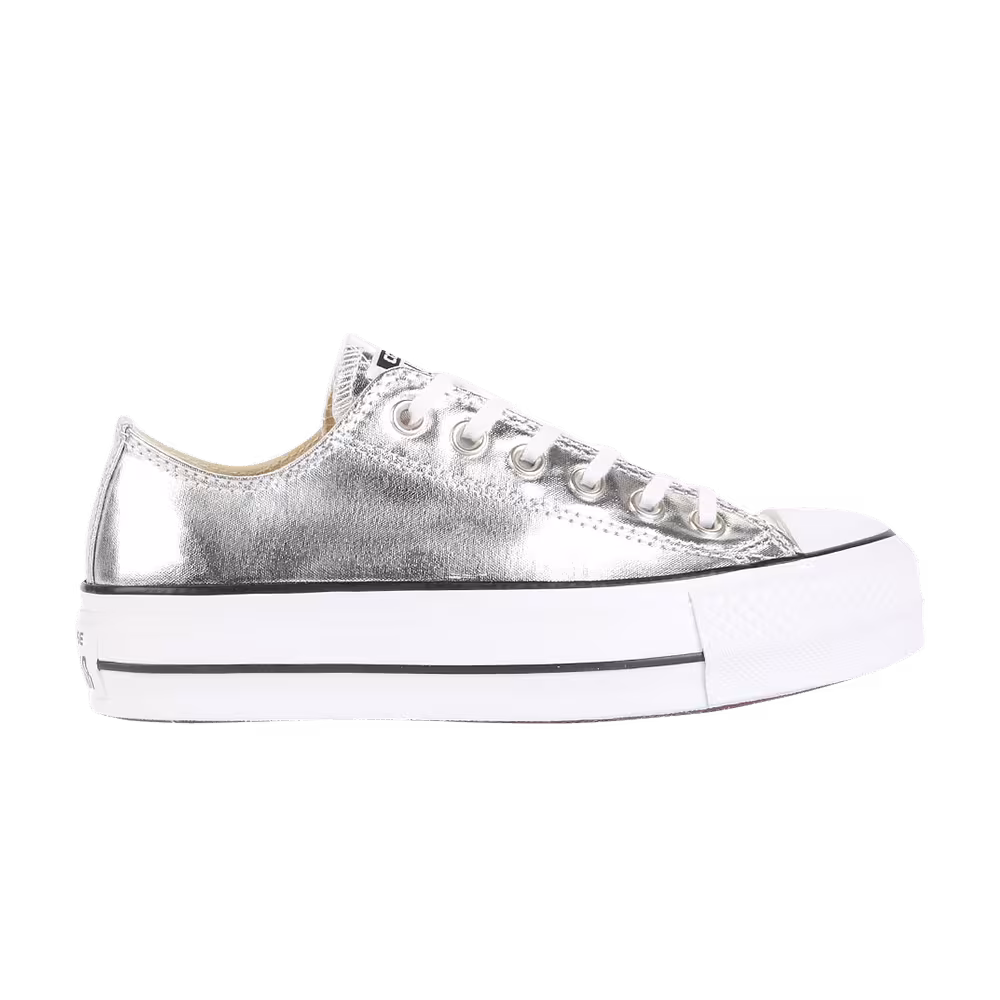 Converse Women's Chuck Taylor All Star Lift Ox Silver