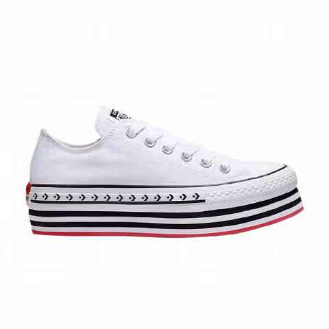 Converse Wmns Chuck Taylor All Star Platform Layer Low 'Logo Play - White'