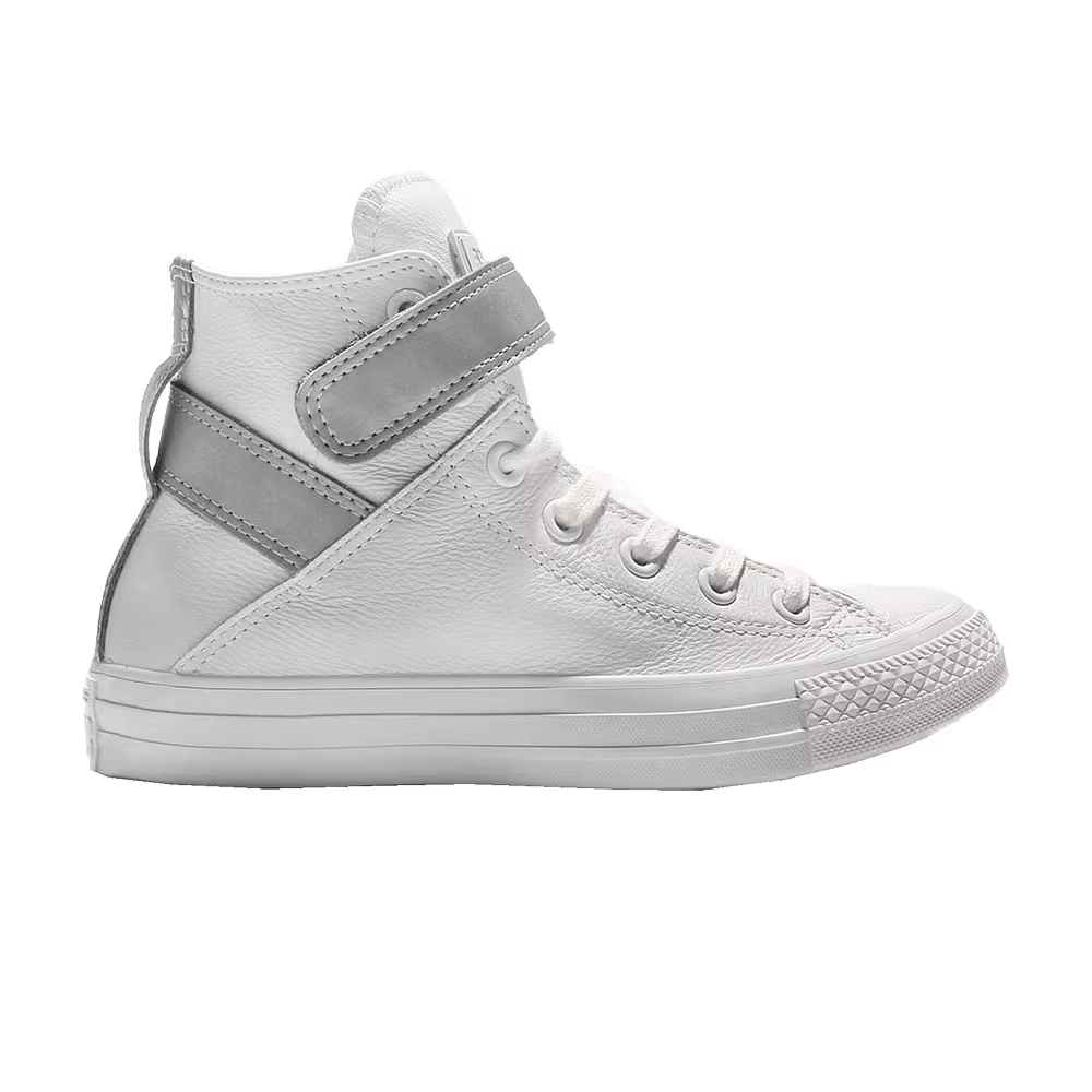 Converse Women's Chuck Taylor All Star Brea Reflective Hi White Silver