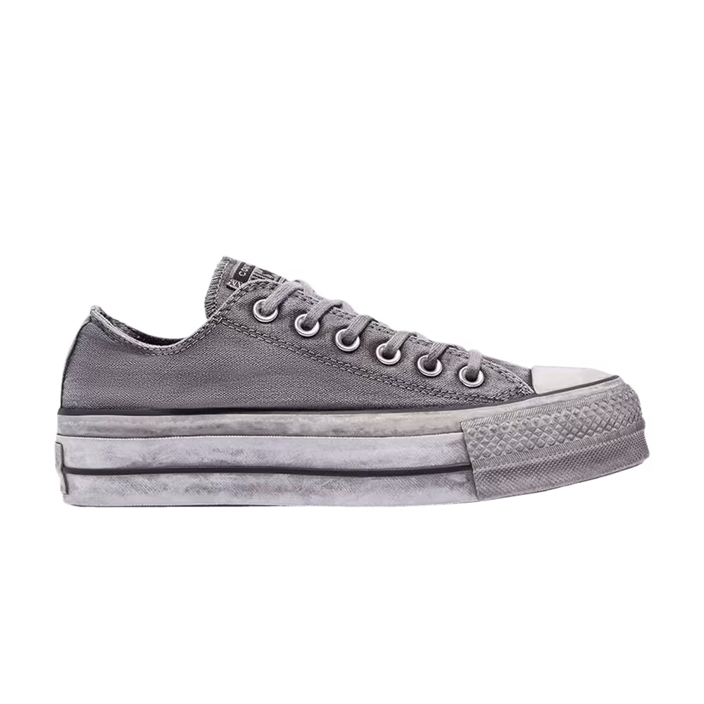 Converse Women's Chuck Taylor All Star Lift Platform Low Smoked Canvas - Grey