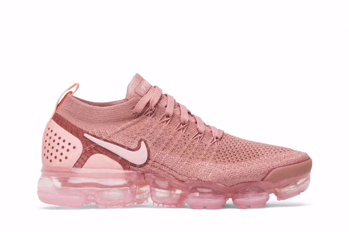 Nike Women's Air VaporMax Flyknit 2 Rust Pink, view 2