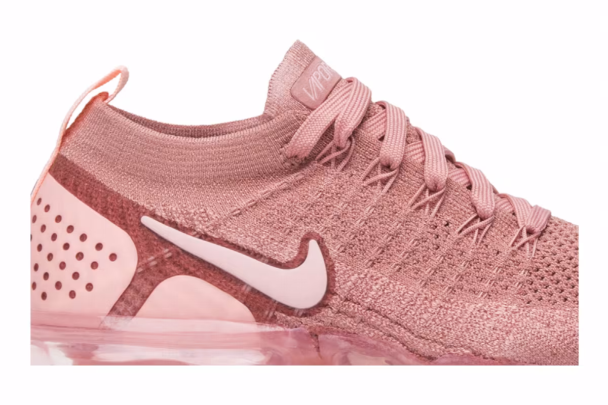 Nike Women's Air VaporMax Flyknit 2 Rust Pink, view 3