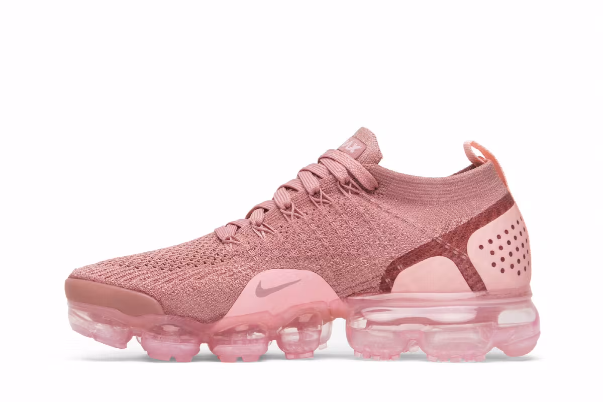 Nike Women's Air VaporMax Flyknit 2 Rust Pink, view 4