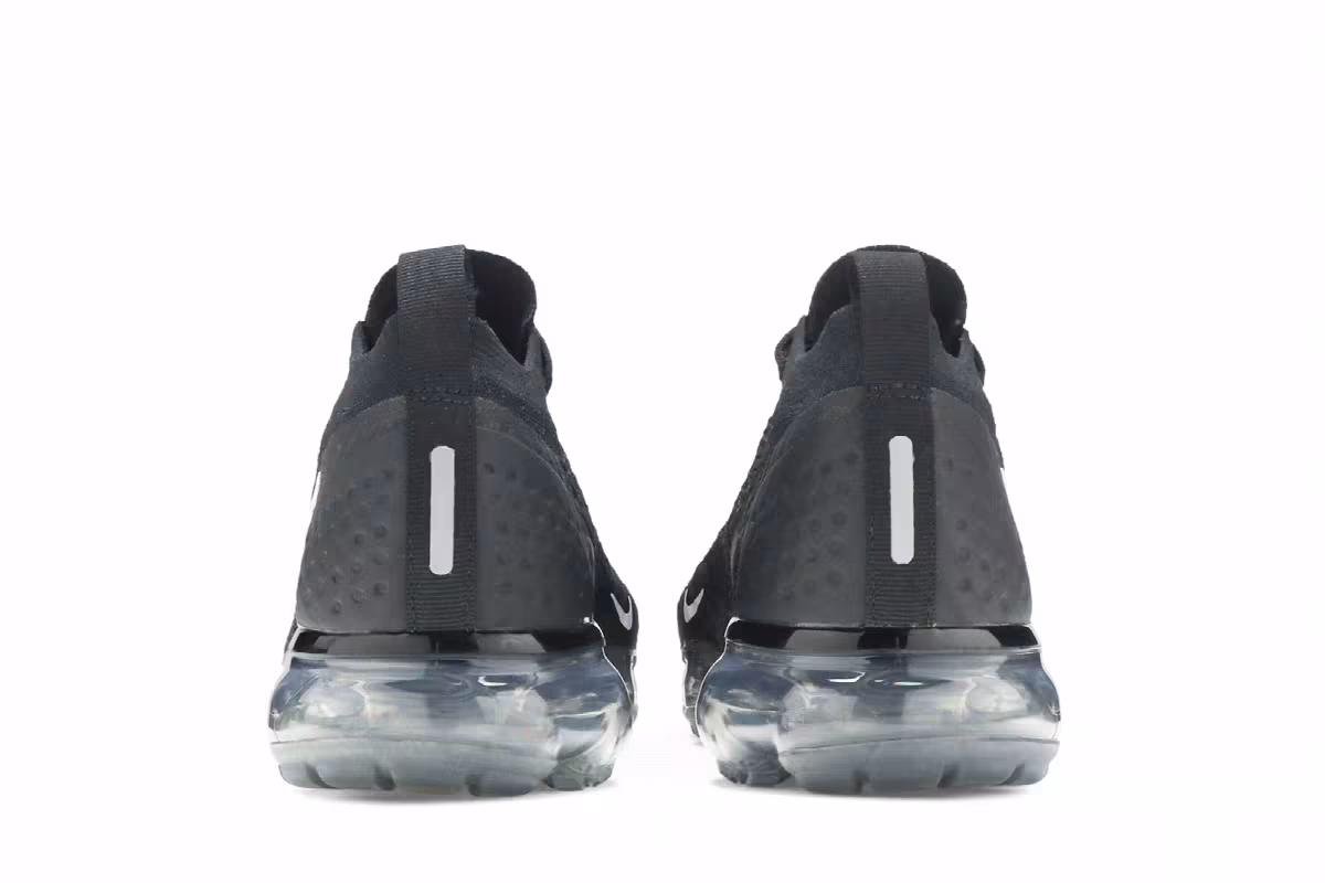 Nike Women's Air VaporMax Flyknit 2 Black White, view 7