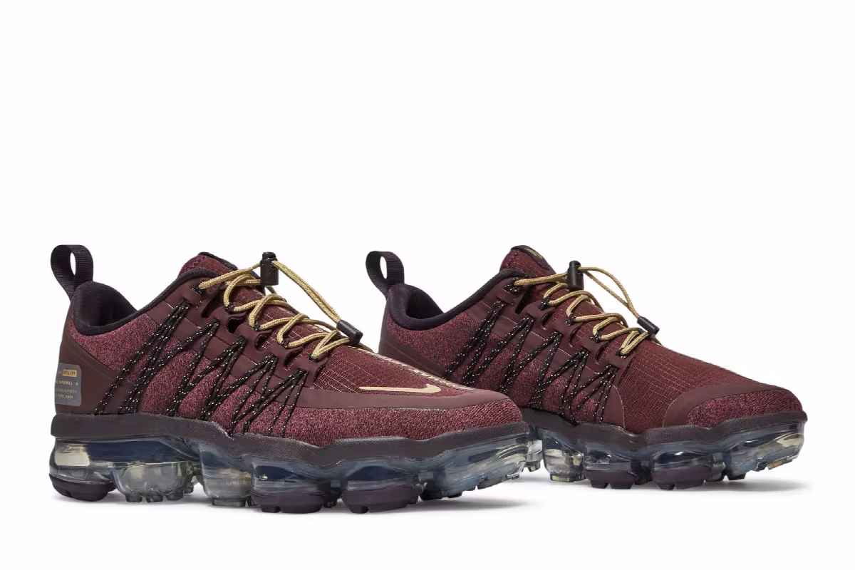 Nike Women's Air VaporMax Run Utility Burgundy Crush, view 9