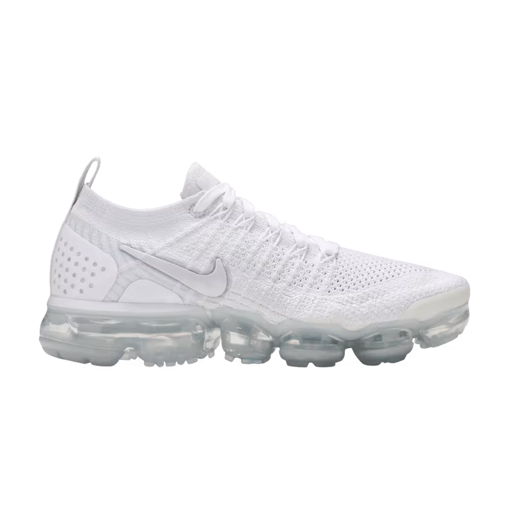 Nike Women's Air VaporMax Flyknit 2 White Vast Grey