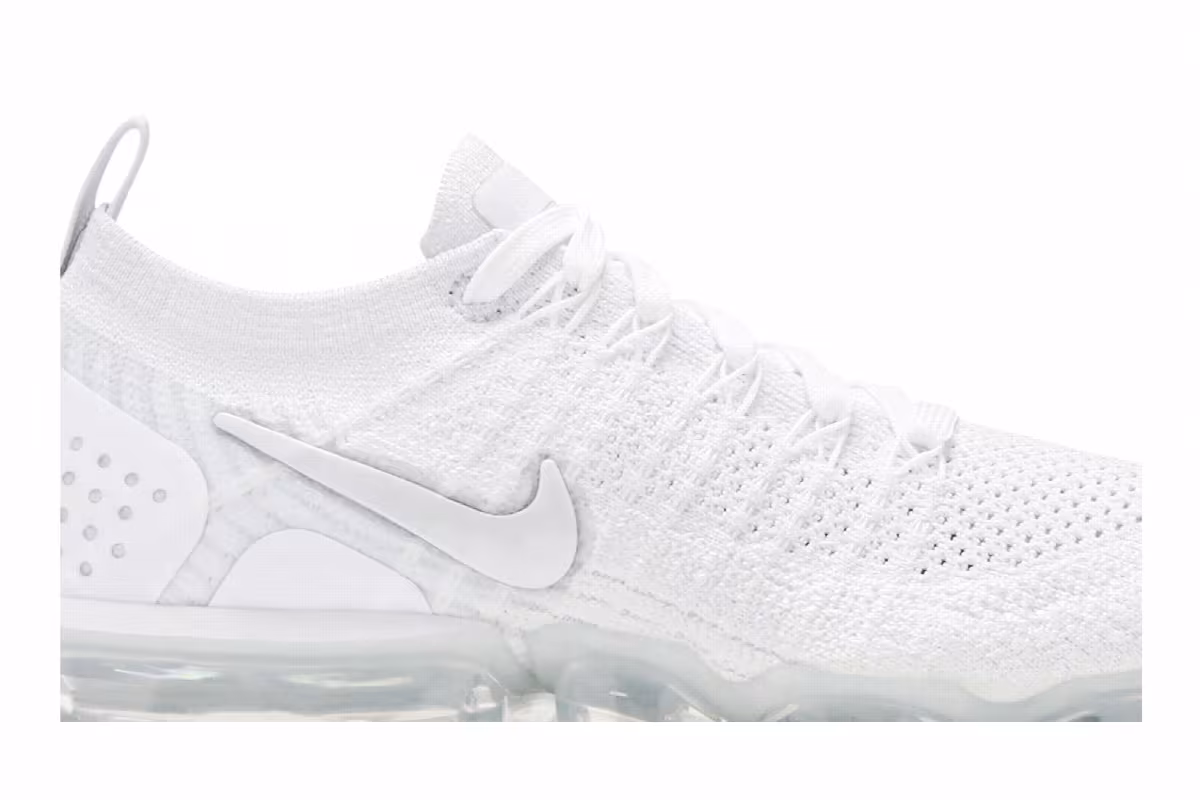Nike Women's Air VaporMax Flyknit 2 White Vast Grey, view 3