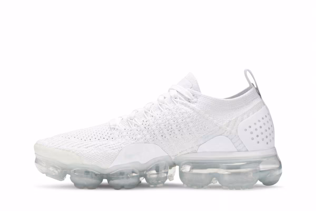 Nike Women's Air VaporMax Flyknit 2 White Vast Grey, view 4