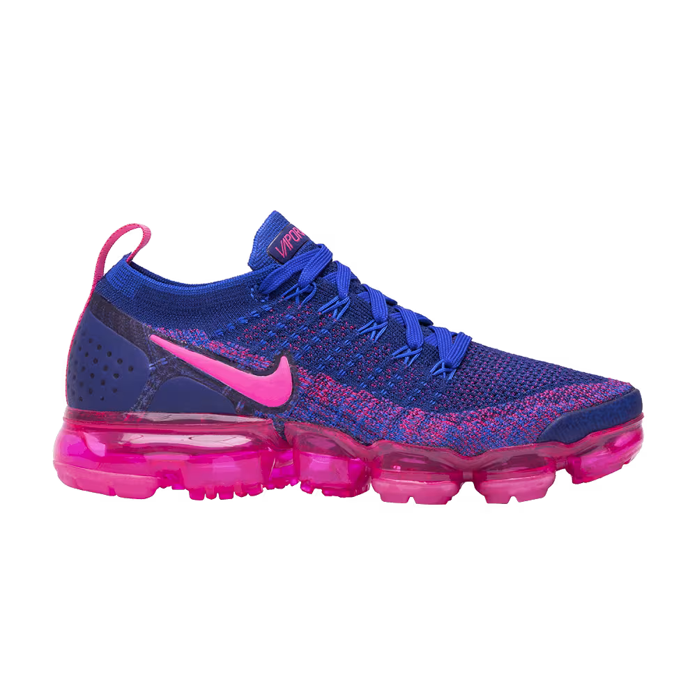 Nike Women's Air VaporMax Flyknit 2 Racer Pink Blue