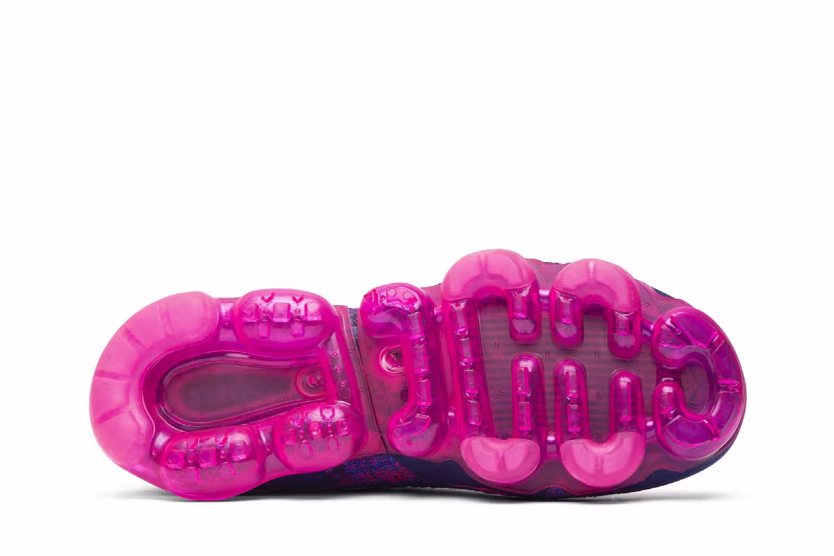 Nike Women's Air VaporMax Flyknit 2 Racer Pink Blue, view 5