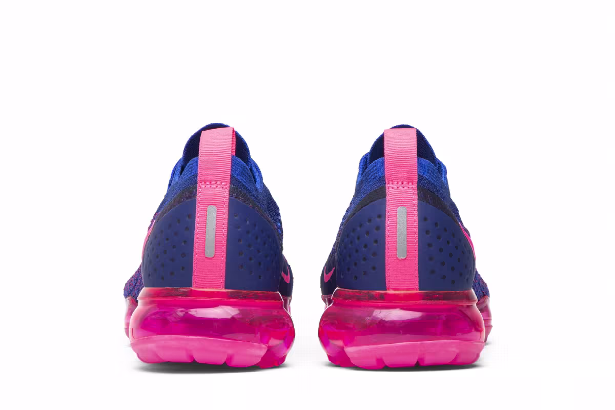 Nike Women's Air VaporMax Flyknit 2 Racer Pink Blue, view 7