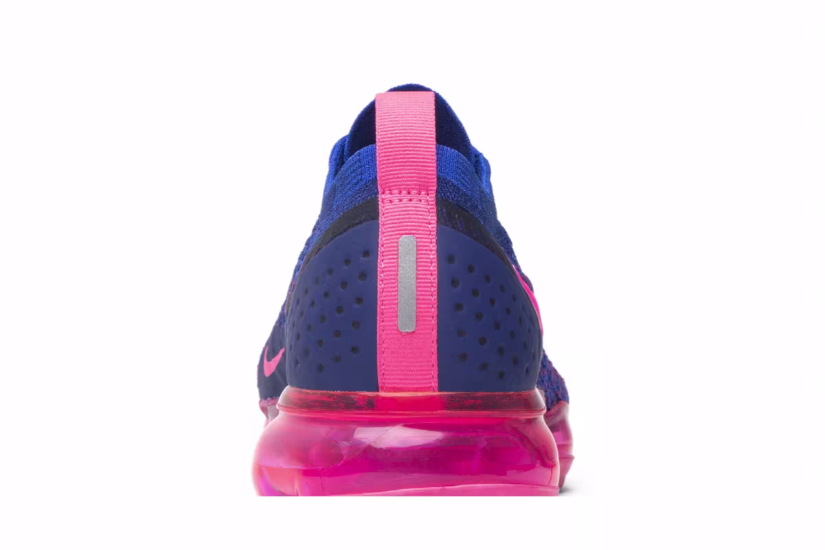 Nike Women's Air VaporMax Flyknit 2 Racer Pink Blue, view 8