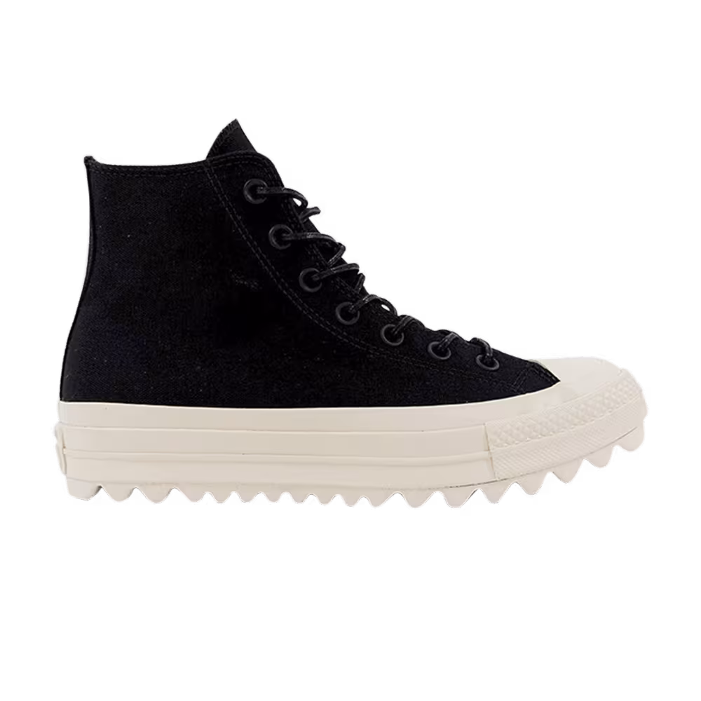 Converse Women's Chuck Taylor All Star Lift Ripple Hi Black