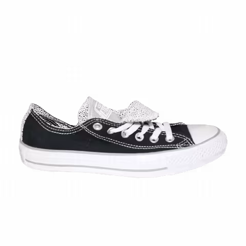 Converse Wmns Chuck Taylor All Star Double Tongue Ox 'Black White Stone'