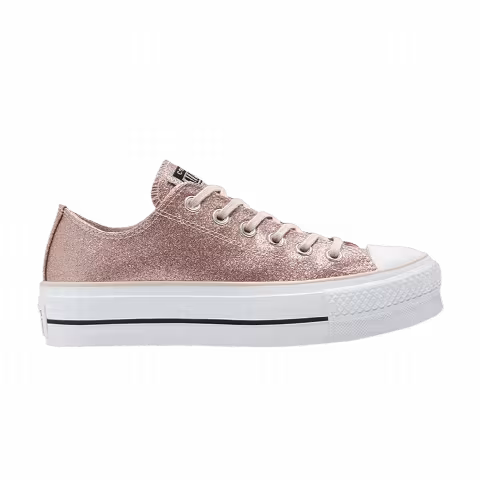 Converse Wmns Chuck Taylor All Star Platform Low 'Silt Red Glitter'