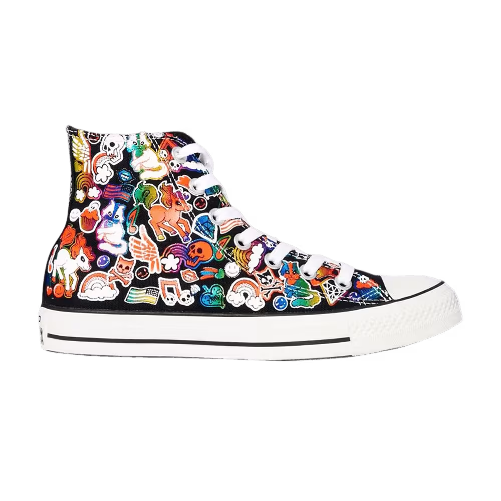 Converse Women's Chuck Taylor All Star High Sticker Print