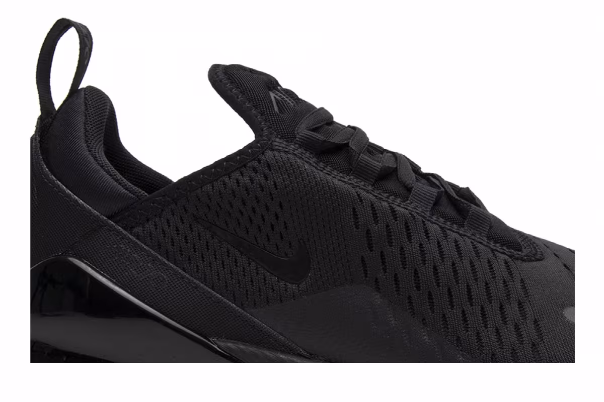 Nike Air Max 270 Triple Black, view 3