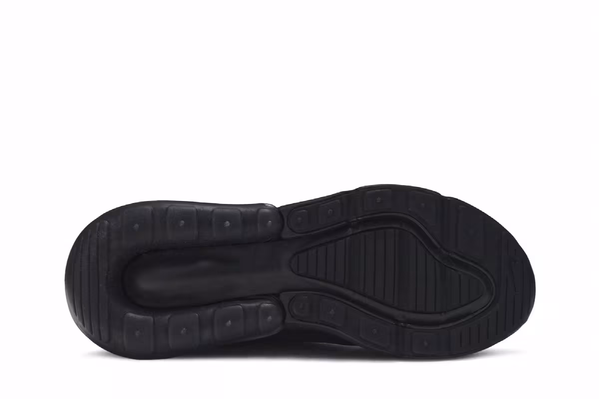 Nike Women's Air Max 270 Triple Black, view 5